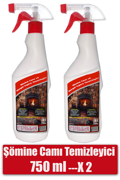Epilla Şömine Camı Temizleyici Sprey 750 ml-2 Adet