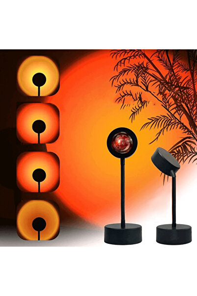 Yenimiyeni Gün Batımı Projektör Lambası Dekoratif Işık
