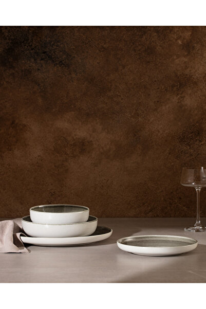 Madame Coco Madelyn Rea 6 Kişilik 24 Parça Yemek Takımı - Gri