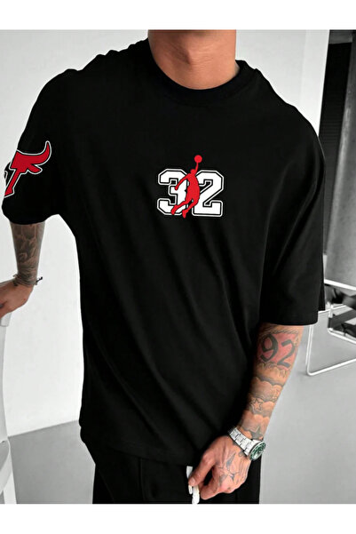 Revasser Unisex Ανδρικά/Γυναικεία 32 BASKET Μπλουζάκι μπλουζάκι από βαμβακερό μπλουζάκι με στάμπα