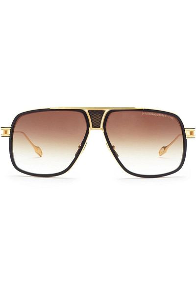 Dita Grandmaster-Five Drx-2077-A-Gld-Blk-64 Men's Sunglasses