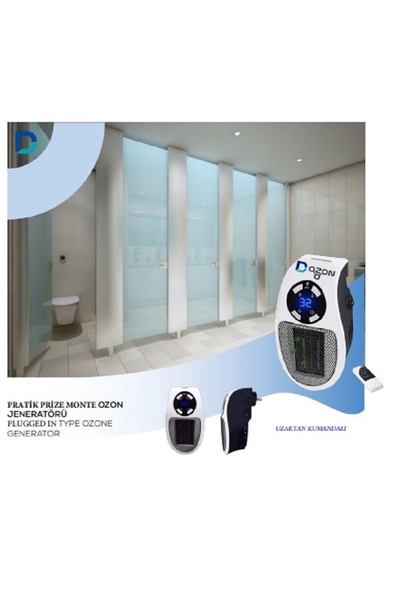 DOZON PRATİK PRİZE MONTE 0,2g/h TUVALET TİPİ OZON JENERATÖRÜ