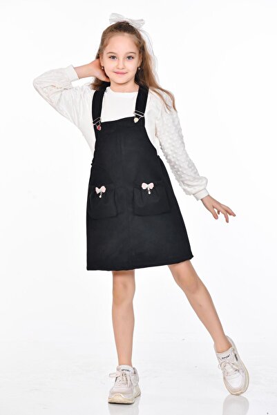 Kamex Körüklü Cepli Süet Salopet