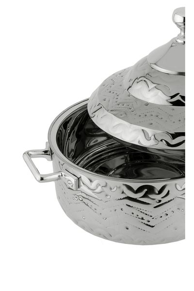 ALSAIF Wejdan Hotpot Stainless Steel,size :3liter ,colour: Silver