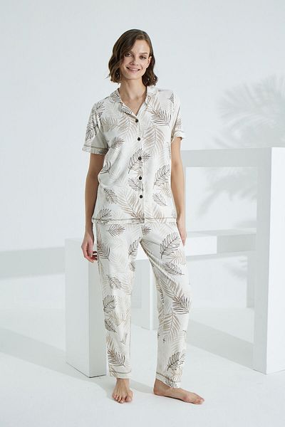 Etoile Bamboo Short Sleeve Summer Women's Pajamas Set 73376