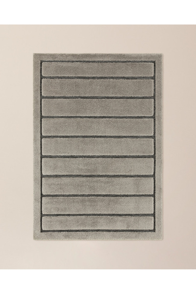 Madame Coco Foıson Halı - Gri - 80x150 cm