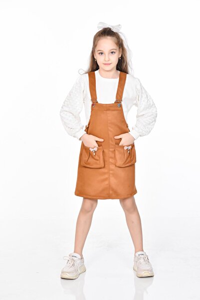 Kamex Körüklü Cepli Süet Salopet Alt - Üst Takım