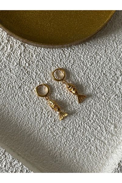 Rossetto Atelier Small Gold Fish Luck Earring