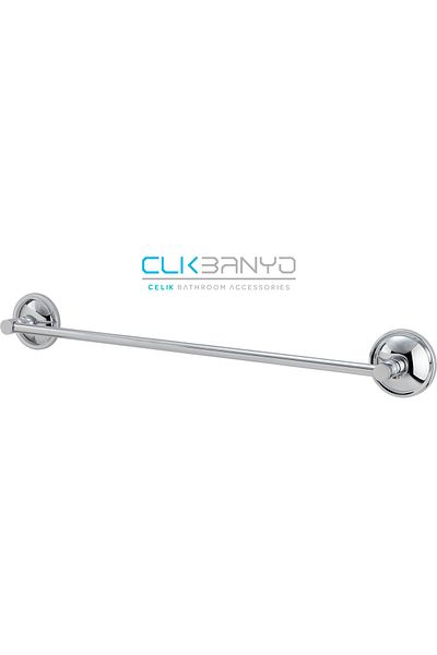 Kılınç Cam Bella 40 cm Brass Material - Steel Bathroom Towel Holder (10 Years Warranty)