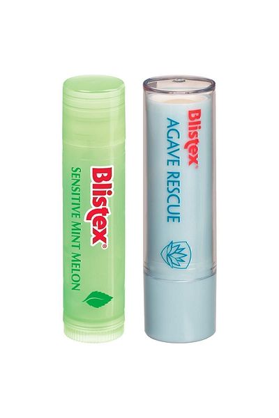 Blistex Sensitive Mint Melon Lip Care Cream 4.25gr + Agave Rescue Moisturizing Rescue Lip Cream 3.7g