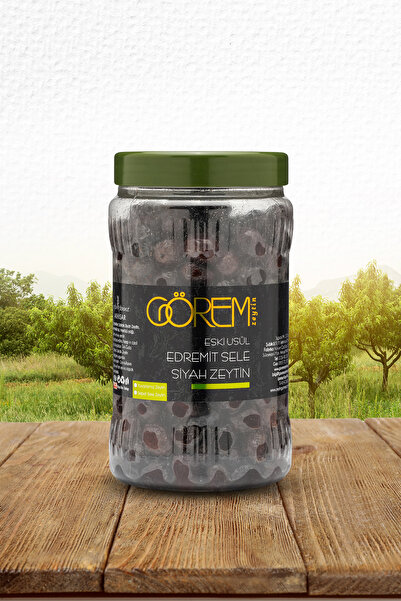 Görem Zeytin Eski Usul Yuvarlama Siyah Zeytin 1 Kg