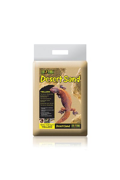 Exo Terra Yellow Desert Sand 4.5 Kg Pack Of 2