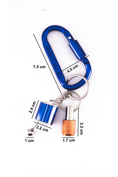 shop مجموعة من 3 سلاسل مفاتيح بحلقة تسلق من الزنك - حامل لقمة مثقاب من سبائك ...