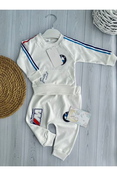 SULİFESTORE Children's Printed Suit Set