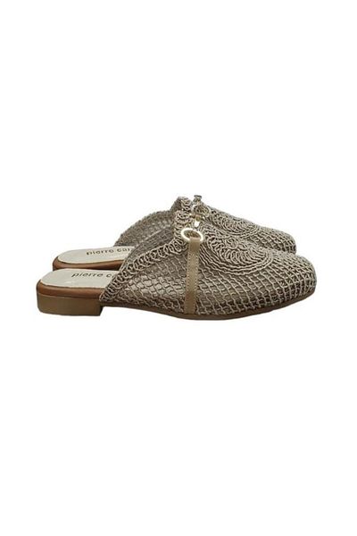Pierre Cardin Closed Anatomical Summer Slippers with Mesh Top