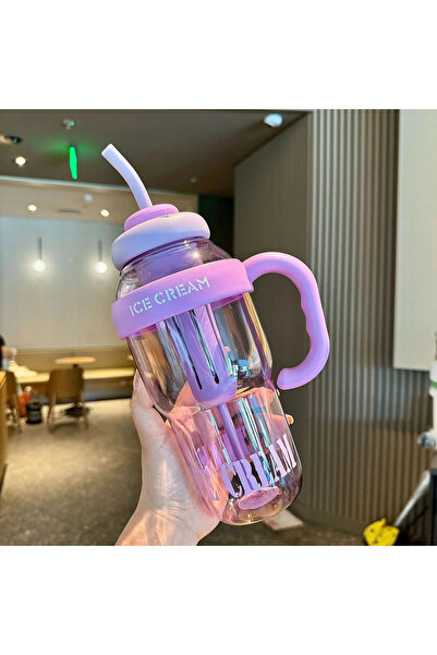 RKY SERENITY Detox Water Bottle - with Strainer and Straw, Suitable for Contact with Food