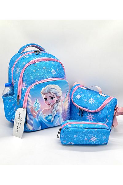 Bevitton Black Character Pattern Pen Holder Nutrition Girl's Primary School Bag Tooling Primary School Bag