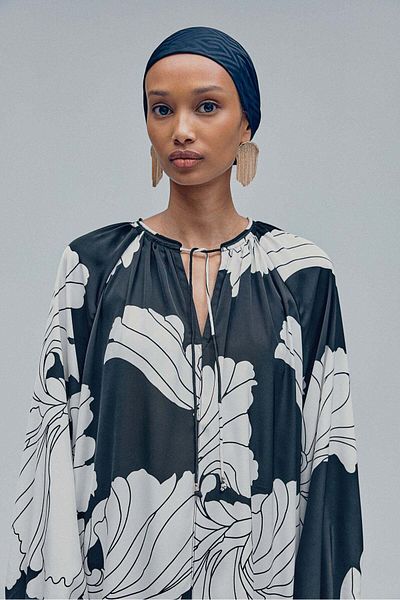 H&M Balloon-sleeved dress