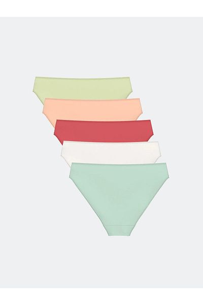 LC Waikiki Chiloți de bikini simpli verzi DREAM Pachet de 5
