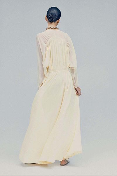 H&M Long chiffon dress