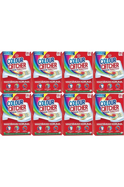 K2R Color Catcher Color Protective Wipes 160 Pcs Economic Pk (8Pk*20)