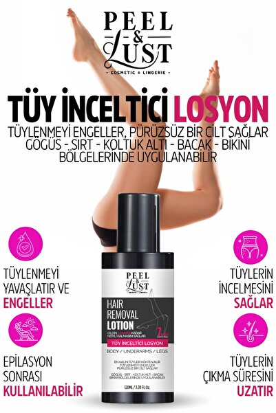 PEEL & LUST Tüy Azaltıcı Ve Inceltici Losyon
