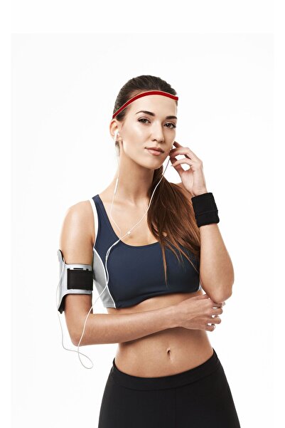 DAVSPOR Elastik Kaydırmaz Silikonlu Unisex Saç Bandı Headband 3'lü Paket