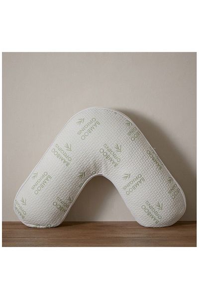 Home Box Cloud Comfort V Shaped Memory Foam Pillow 79x56x13 cm