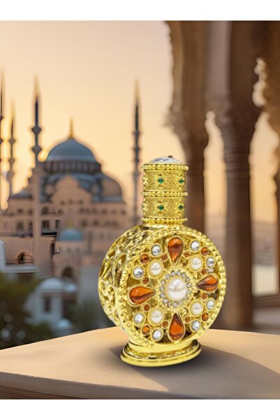 zeyd Firuze 9 ml Kutulu Taşlı Esans Şişesi