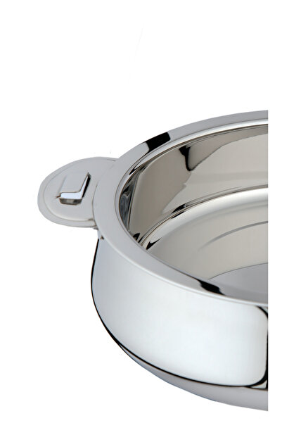 ALSAIF Inner Stainless Steel Casserole, Insulated Hot Pot, Keep Food Hot & Fresh, 6 Liter, Silver/gold