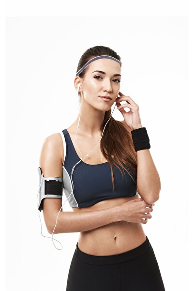 DAVSPOR Elastik Kaydırmaz Silikonlu Unisex Saç Bandı Headband 3'lü Paket