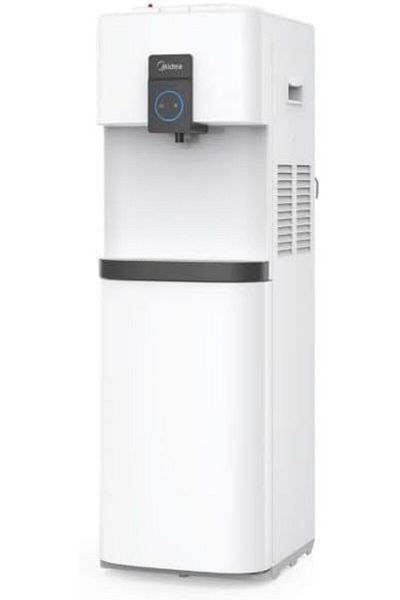 Midea موزع مياه علوي | مياه ساخنة وباردة | 3 درجات حرارة | قفل أمان للأطفال | YL2037SW