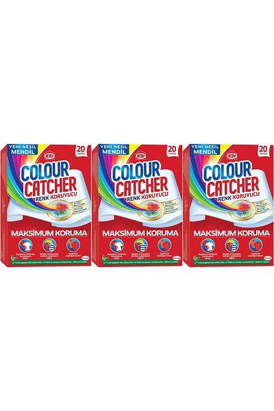 K2R Color Catcher Color Protective Wipes 60 Pcs Economic Pk (3Pk*20)