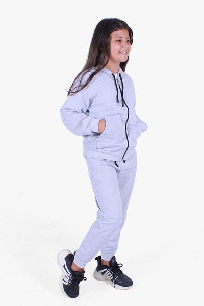 FYK KİDS Boy - 3-Piece Printed Round Collar Tracksuit Set