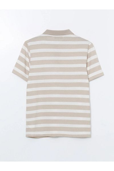 LC Waikiki Κλασικό ανδρικό μπλουζάκι με κοντό μανίκι Polo γιακά