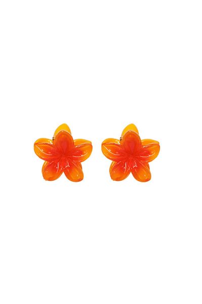 New Obsessions Mini Hibiscus Luxury Acetate Flower Peg Buckle Mini Size Pack of 2