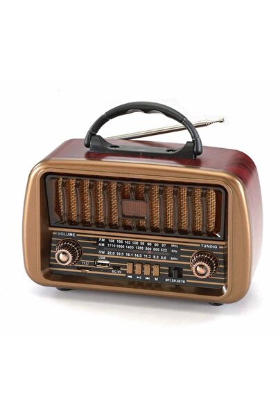 Concord Nostaljik Ahşap Radyo Bluetootlu Usb Sd Mp3 Ns-8067bt