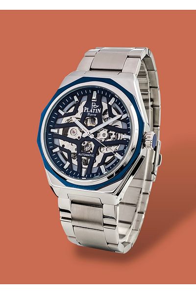 Platin Pierre Original Automatic Mechanism 3 Atm Waterproof Men's Wristwatch