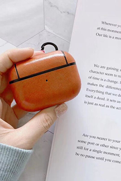 PSGT Apple Airpods pro Uyumlu Deri Kulaklık Kılıfı