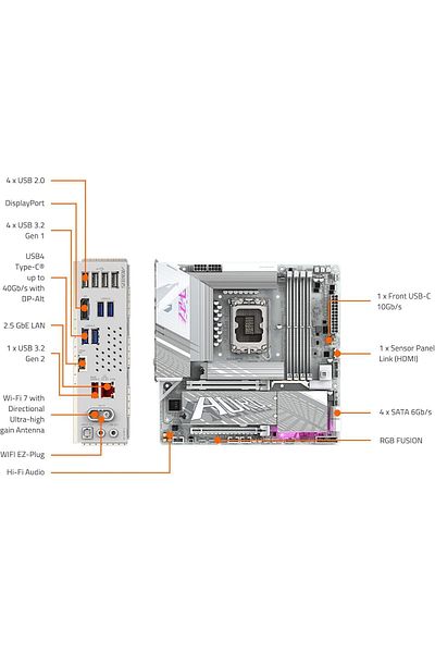 Gigabyte اللوحة الأم Z890m Aorus Elite Wifi 7