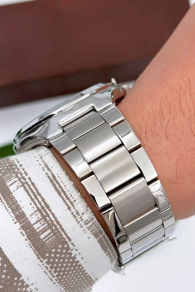 Daniel Klein Exclusif Men Wristwatch Functions Active Silver Color Steel Band Zmdk1157
