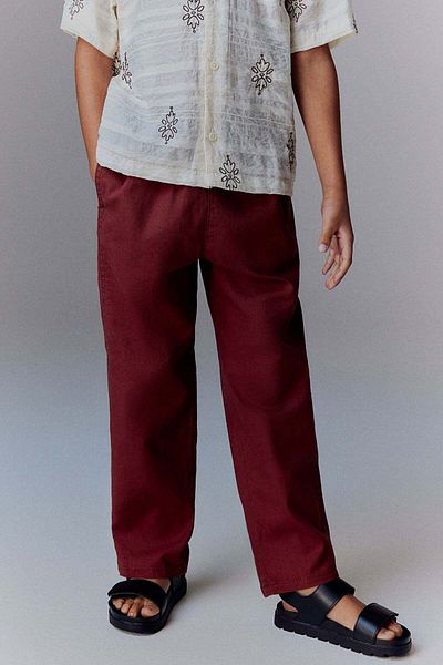H&M Linen-blend trousers