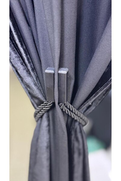 Doğukan perde aksesuarları 4 Ball Magnetic Bracol Mink/Nogut Set