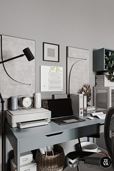 Genel Markalar Beyaz Mıknatıs Hediyeli Metal 35x35 cm – Not Tutucu, Fotoğraf ...