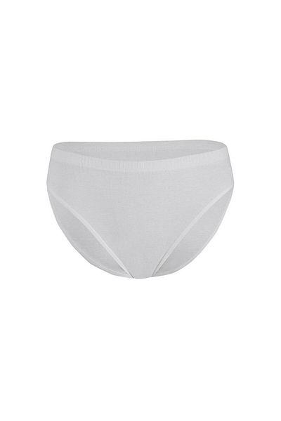 YILDIZ Σλιπ μπικίνι 6 τεμαχίων Star Ribbed Slip White 3510