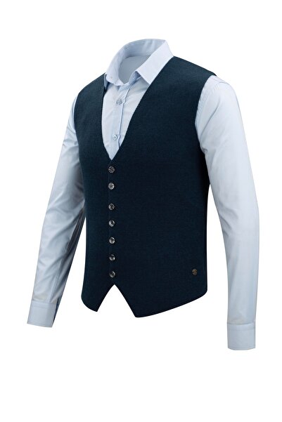 Çizgi Triko Stripes Knitwear Ανδρικά κουμπιά Αθλητικά / Κλασικά πλεκτά Πλεκτό αμάνικο γιλέκο