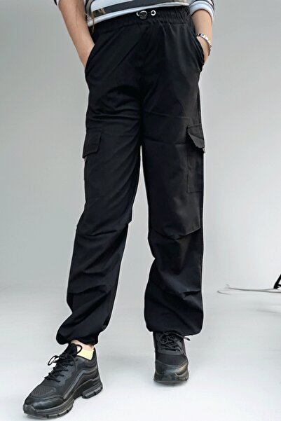 ANGELOS GIRLS Kız Çocuk Kargo Cepli Paraşüt Pantolon 12126