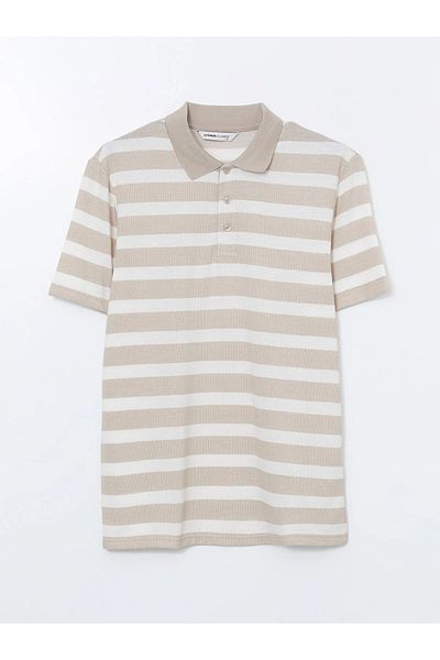 LC Waikiki Κλασικό ανδρικό μπλουζάκι με κοντό μανίκι Polo γιακά