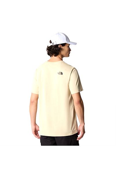 THE NORTH FACE Ανδρικό μπλουζάκι εξωτερικού χώρου σε μπεζ θόλο - M S/s, Nf0a87ng3x41