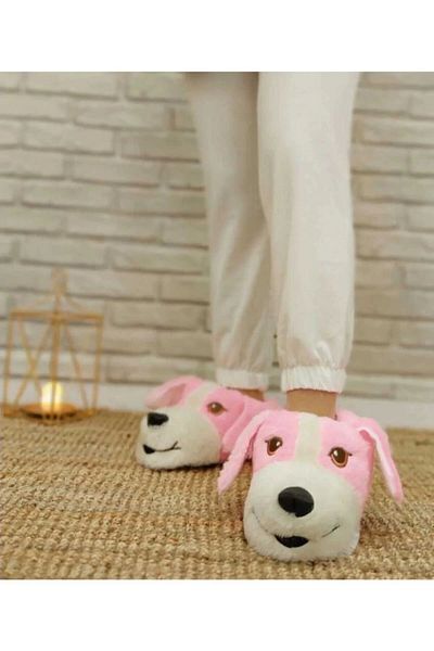 Nisanur Shoes Comfort Cute Dog Figured βελούδινες παντόφλες Unisex παντόφλες ζώων
